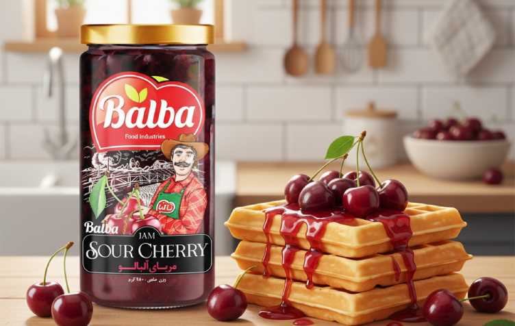 cherry waffle recipe - balba