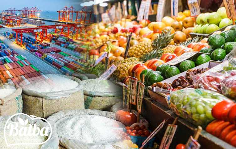 درآمد صادرات مواد غذایی - مواد غذایی بالبا