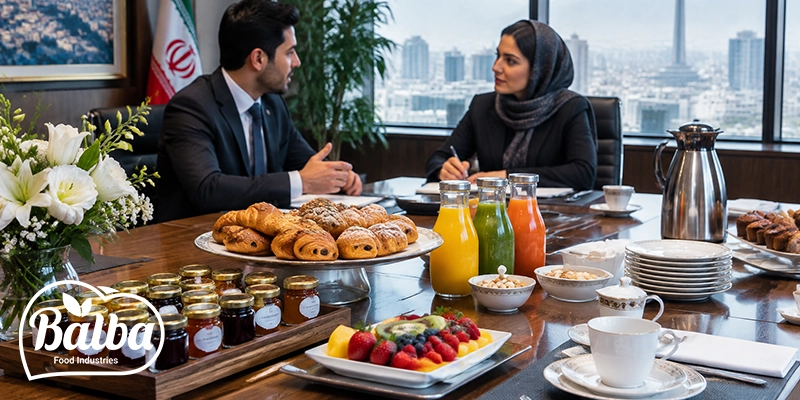 چیدمان انواع مربای مجلسی برای پذیرایی